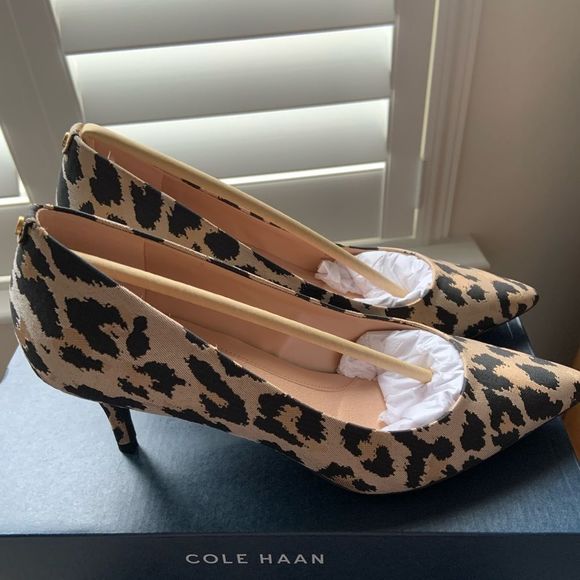 Cole Haan Shoes - NWT Cole Caan Go To Park Pump Leopard Print
